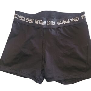 Victoria Secret Women's Black Sporty Shorts M